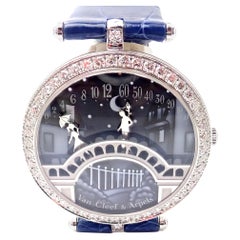 Van Cleef & Arpels Pont des Amoureux Diamond White Gold Wristwatch