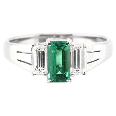 Emilio Jewelry 8 Carat Muzo No Oil Unenhanced Certified Emerald Ring ...