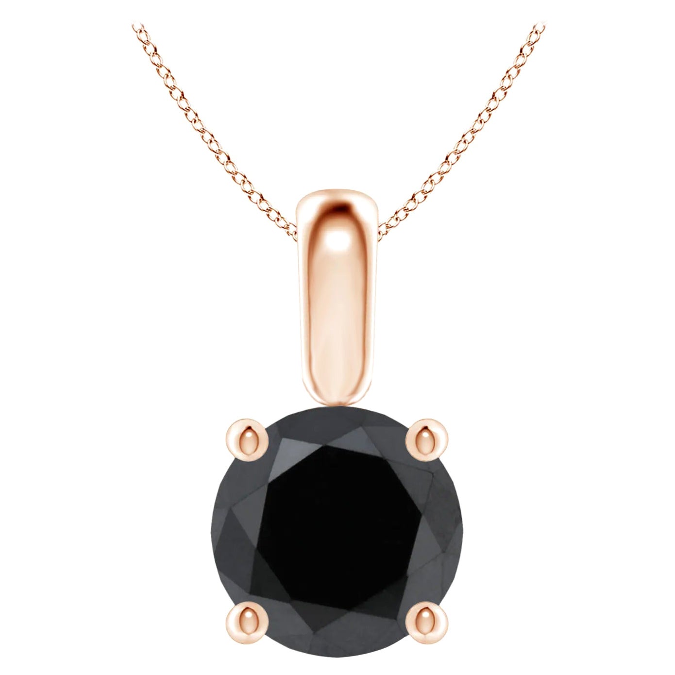 9ct Rose Gold 0.05ct Diamond Pink Amethyst Necklace
