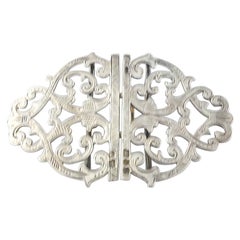 Fibbia per infermiere in argento sterling di JHL London, 1969