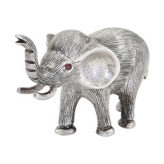 Miniature Sterling Elephant