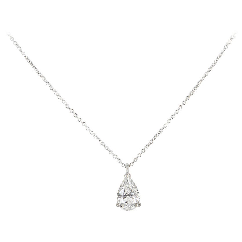 Platinum Tiffany and Co. Victoria Diamond Pendant at 1stDibs | tiffany ...