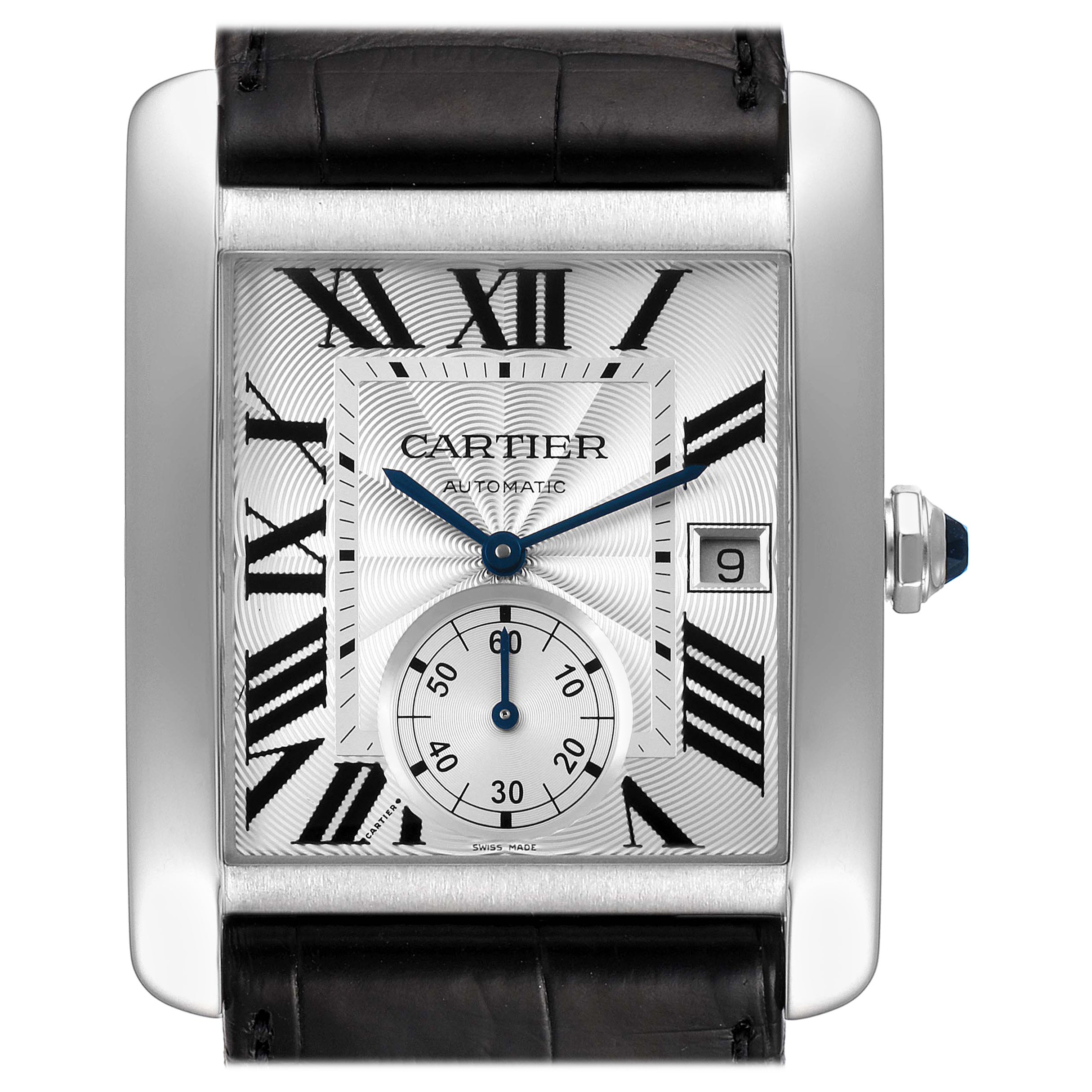 Cartier Tank Solo 874382MX, Silver Dial, Certified and Warranty at 1stDibs