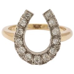 Antique Late Victorian Horseshoe Ring