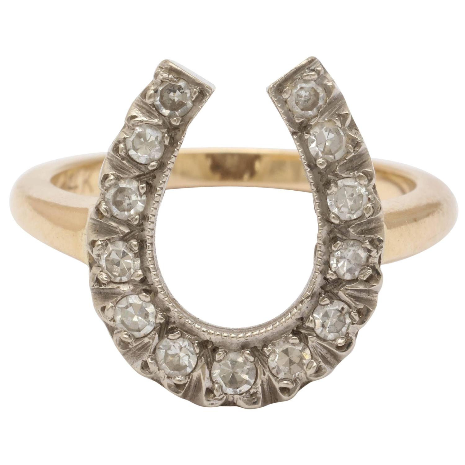Late Victorian Horseshoe Ring at 1stdibs