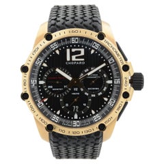 Chopard Classic Racing Limited Edition 18K Gold Black Dial Men Watch 161276-5001