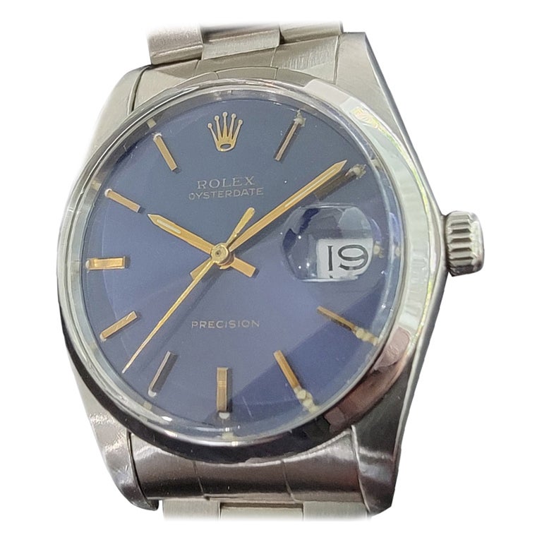 rolex 6694 blue dial