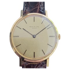 Mens Patek Philippe Calatrava 3537 18ct Solid Gold Watch 1970s Swiss RA238