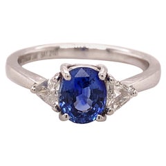 Sapphire Diamond Bridal Ring