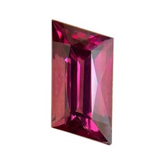 Fine 2.25ct Vivid Pink Purple Rhodolite Garnet Fancy ‘Lozenge’ Cut