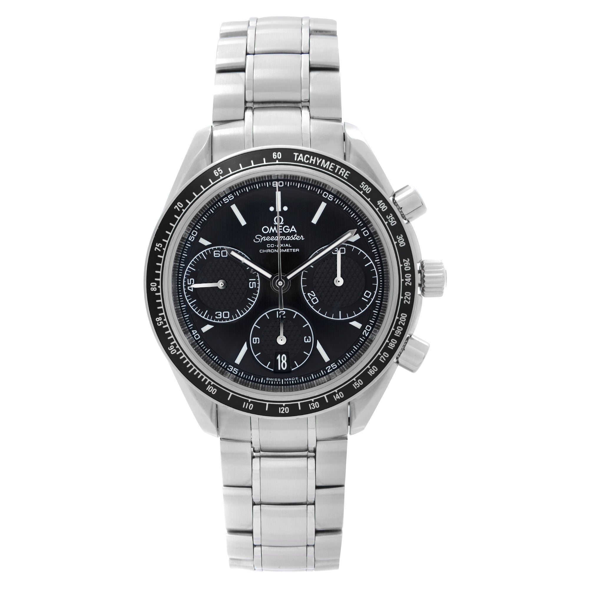 Omega Speedmaster Racing Steel Black Dial Mens Watch 326.30.40.50.01.001