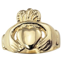 Bague Claddagh en or jaune 14 carats