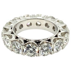 6.72 Carat Eternity Ring in 18K White Gold by Bucherer