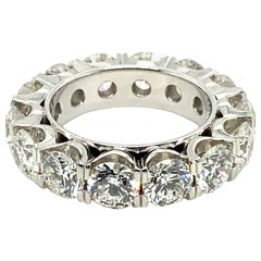 6.72 Carat Eternity Ring in 18K White Gold by Bucherer