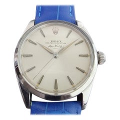 Mens Rolex Oyster Perpetual Air King 5500 Automatic 1960s Vintage RA208