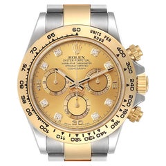 Rolex Cosmograph Daytona Steel Yellow Gold Diamond Watch 116503