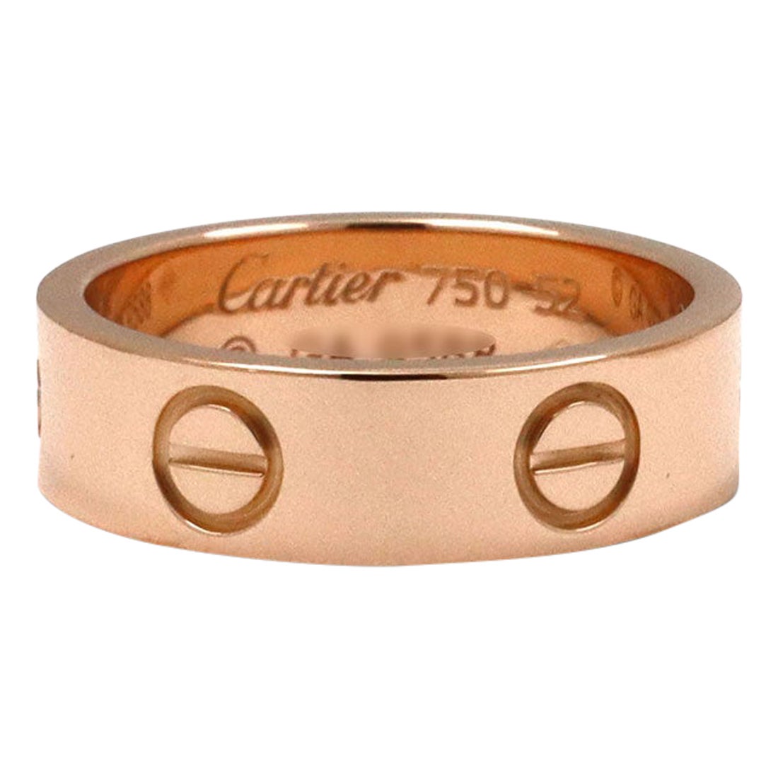 cartier love rose gold ring