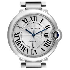 Cartier Ballon Bleu Midsize 36 Silver Dial Steel Ladies Watch W6920046
