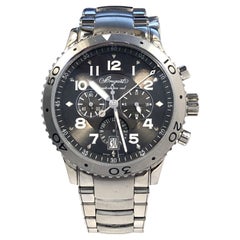 Breguet Type XXl Ref 3810 Large Steel Chronograph Divers Automatic Wrist Watch