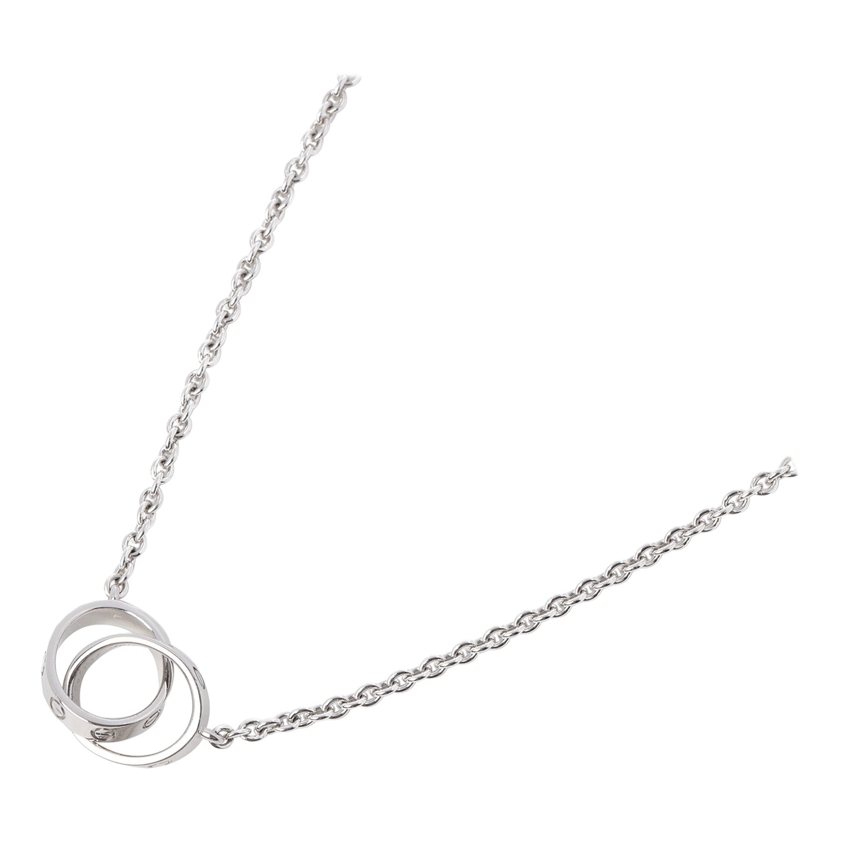 Cartier Love 18ct White Gold Necklace