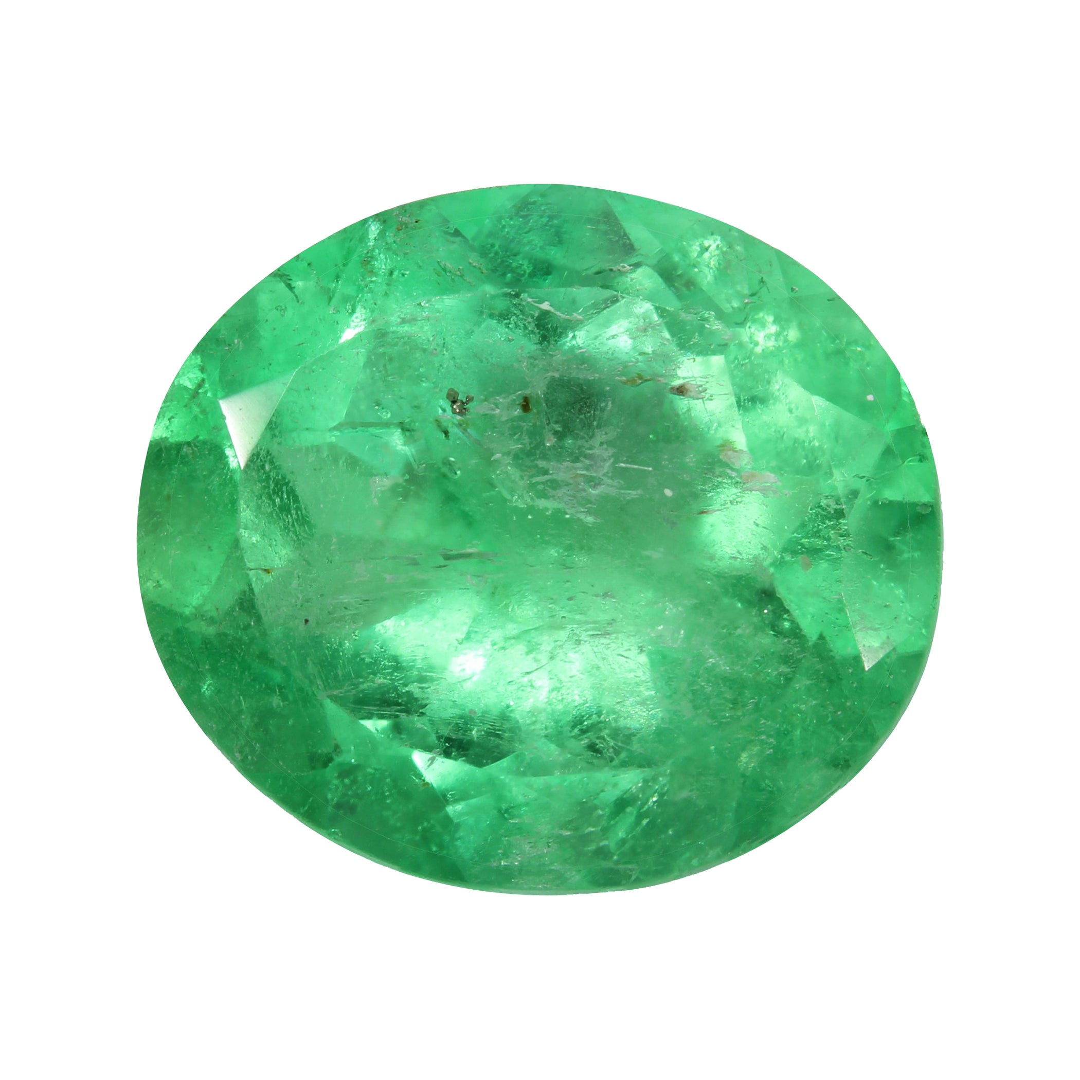 2.88 Carat Muzo Oval Emerald GIA Certified