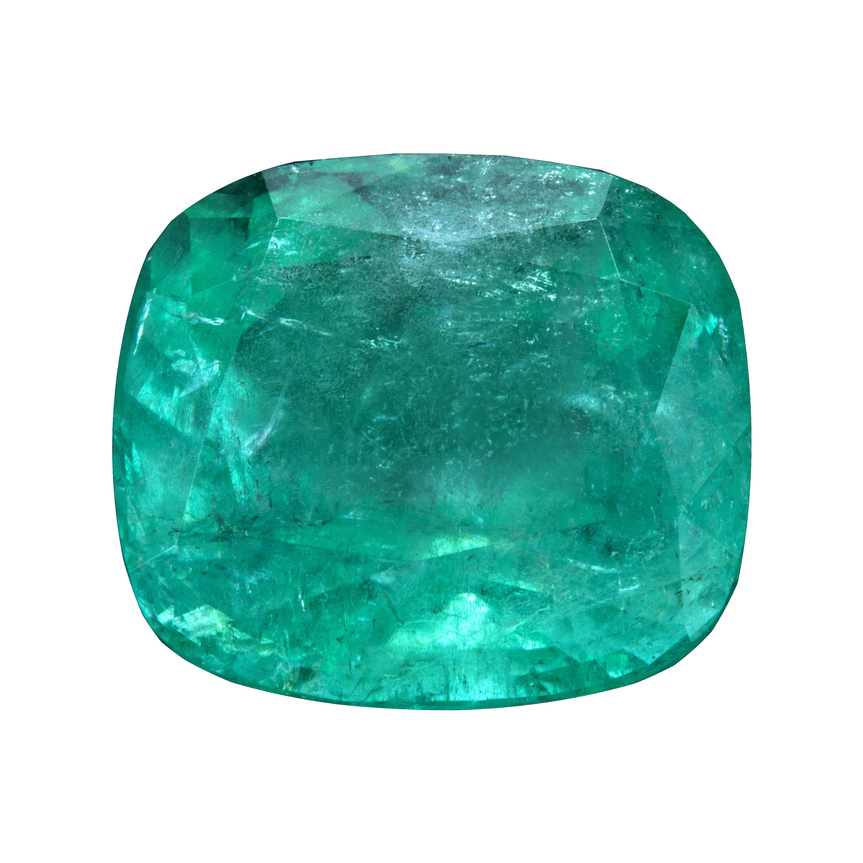 8.85 Carat Muzo Cushion Emerald GRS Certified