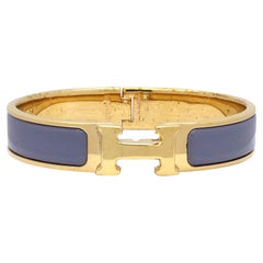 Hermes "Clic H' Bangle, Parme