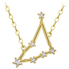 Capricorn Star Constellation Necklace