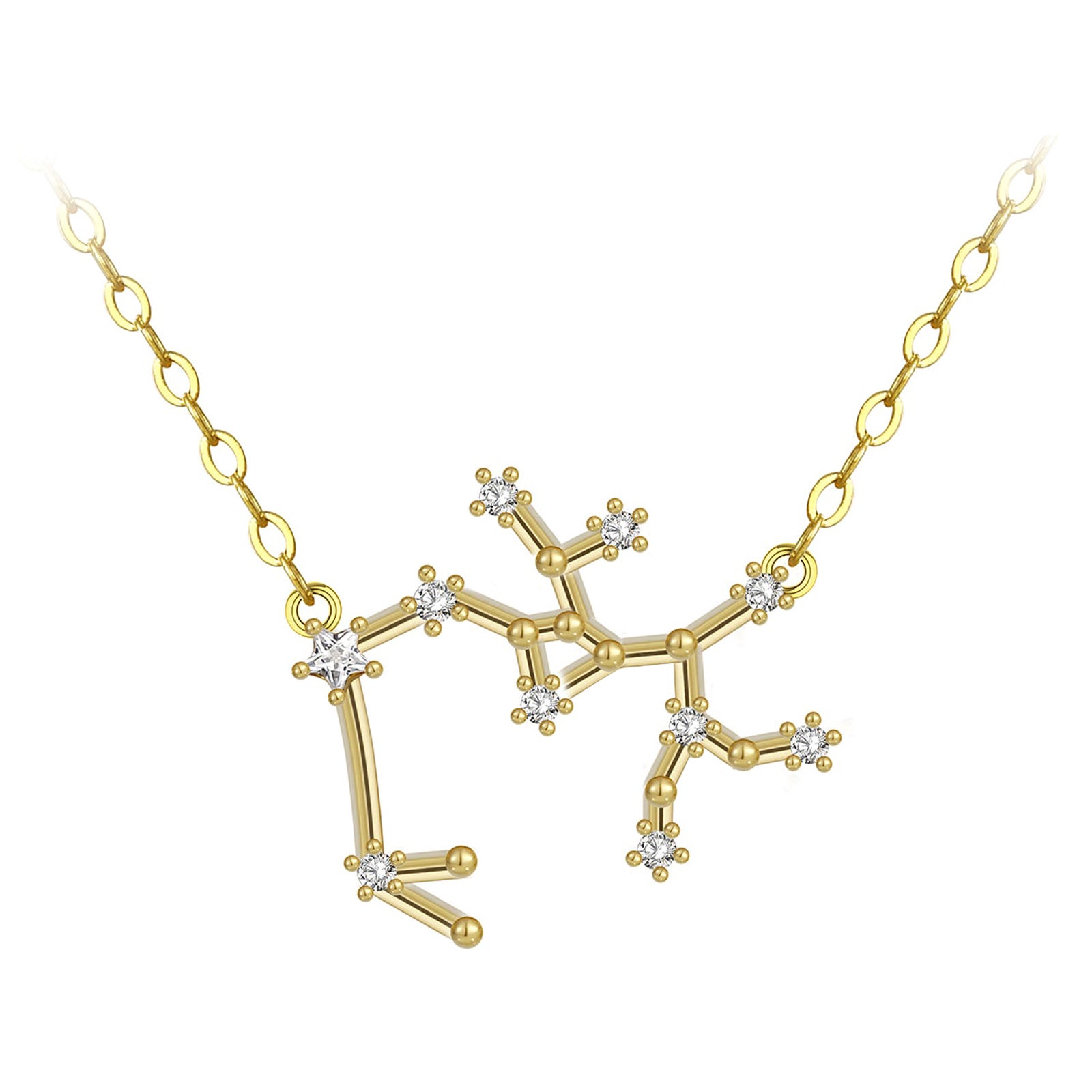 Sagittarius constellation necklace Clearance