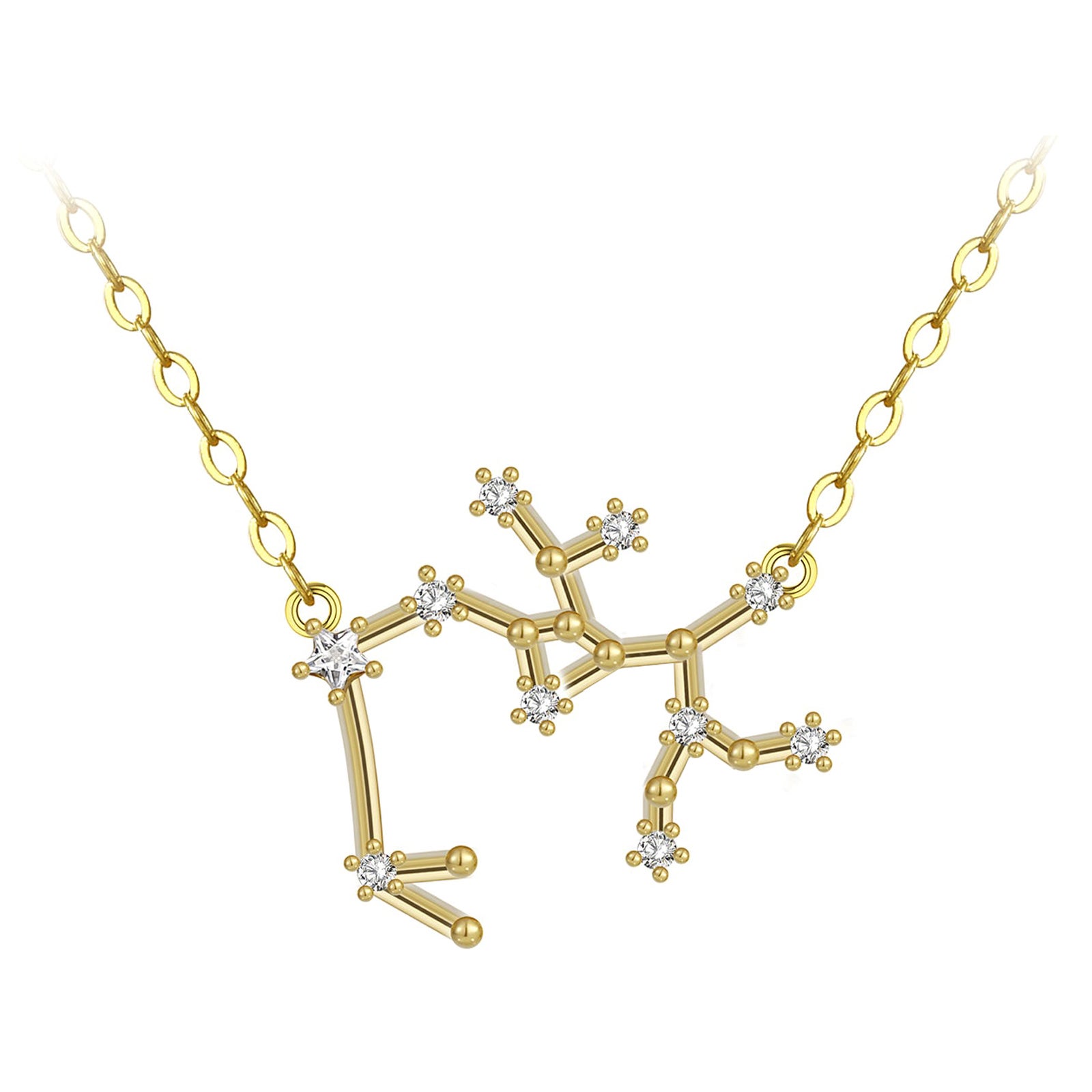 Sagittarius Star Constellation Necklace For Sale