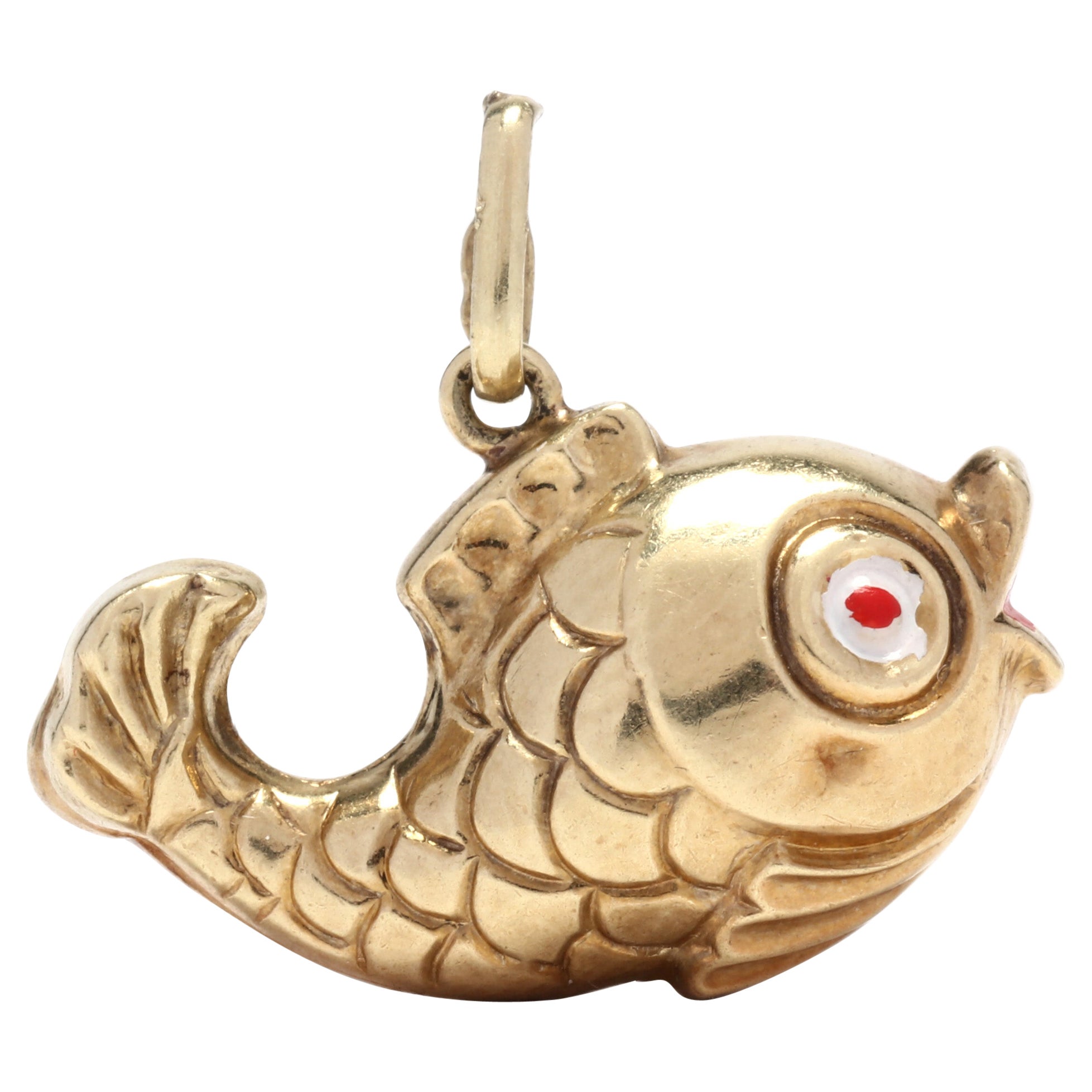 18K Fish Charm