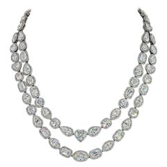 William Goldberg, collier infini de 63 carats de diamants