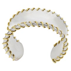 Sterling & Gold Tiffany & Co. Stitch Cuff