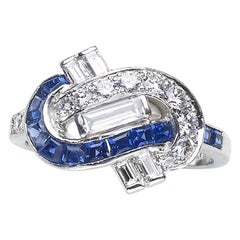 Oscar Heyman Sapphire and Diamond Ring