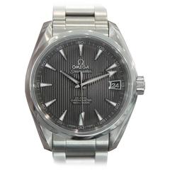 Omega Stainless Steel Seamaster Aqua Terra Co-Axial Automatic Wristwatch