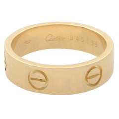 Cartier 18K Yellow Gold Love Ring