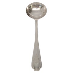 Tiffany & Co Flemish Sterling Silver Gravy Ladle with Monogram