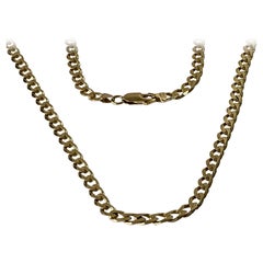9ct 375 Gold Curb Chain 
