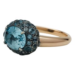 Pomellato Tabou Topaz in 18 Karat Rose Gold Ring