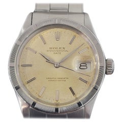 Mens Rolex Oyster Perpetual Date 1501 Automatic 1960s Vintage RA187