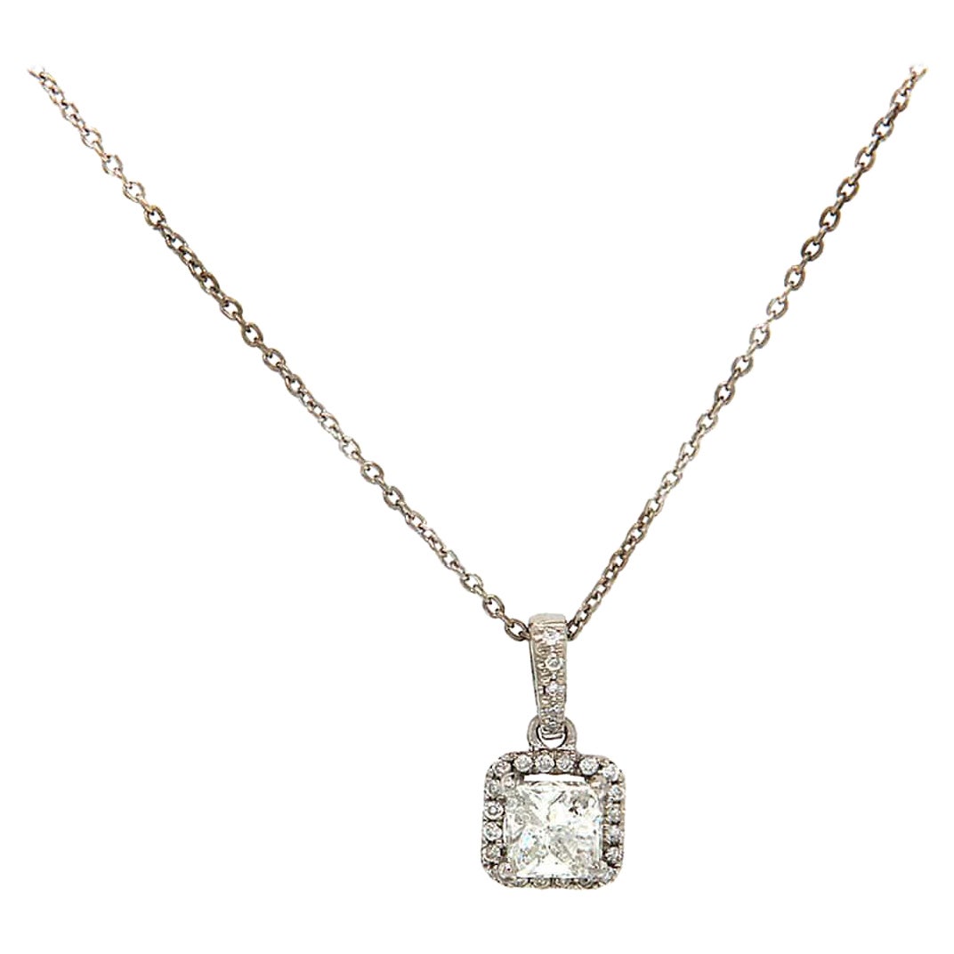 Odelia Diamond Pave Gold Star Necklace at 1stDibs