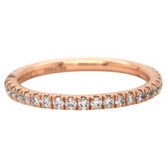 New Gabriel & Co. 0.47ctw Diamond Eternity Band Ring in 14K Rose Gold