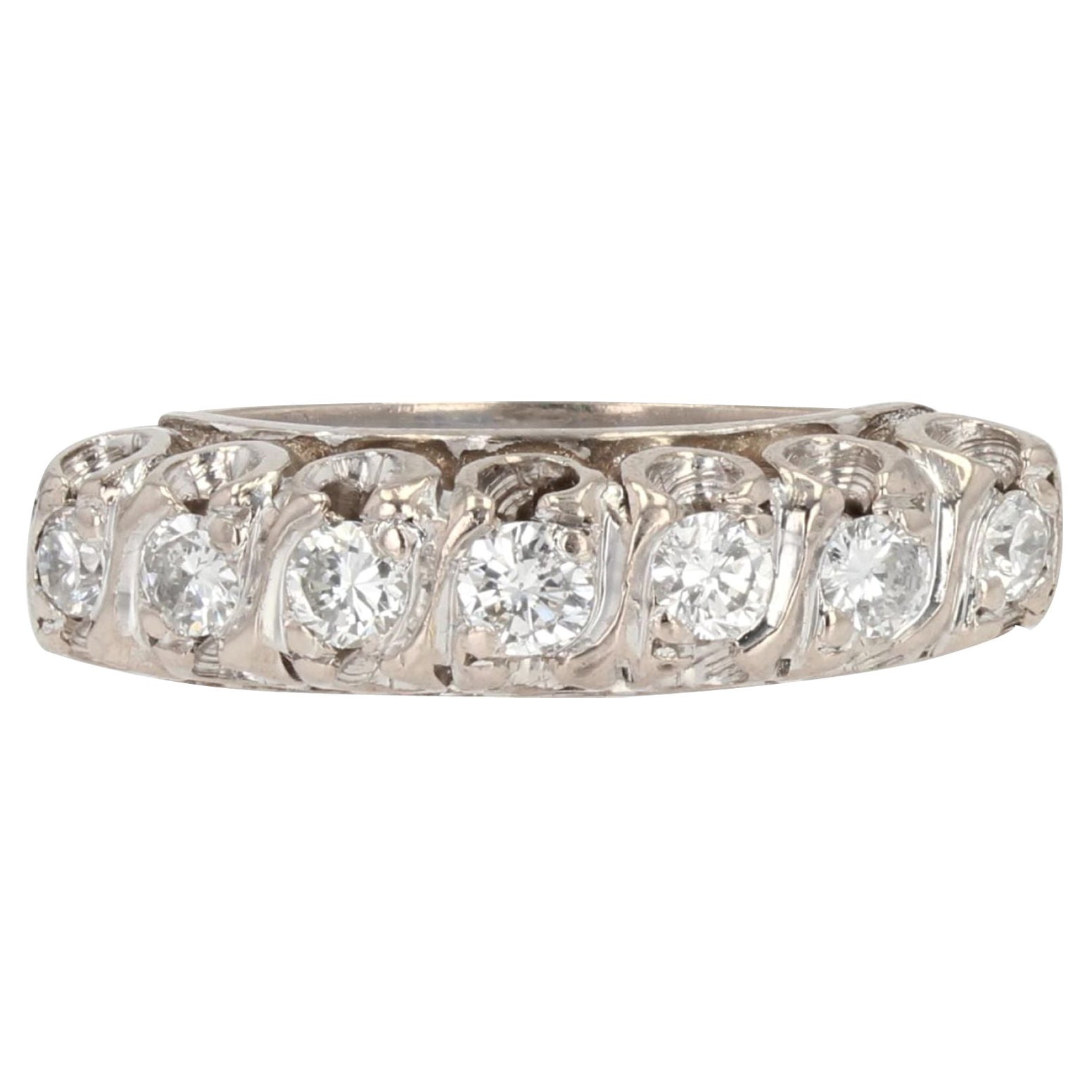 Lovely Early 20th Century 0.89ct Diamond Ring For Sale at 1stDibs
