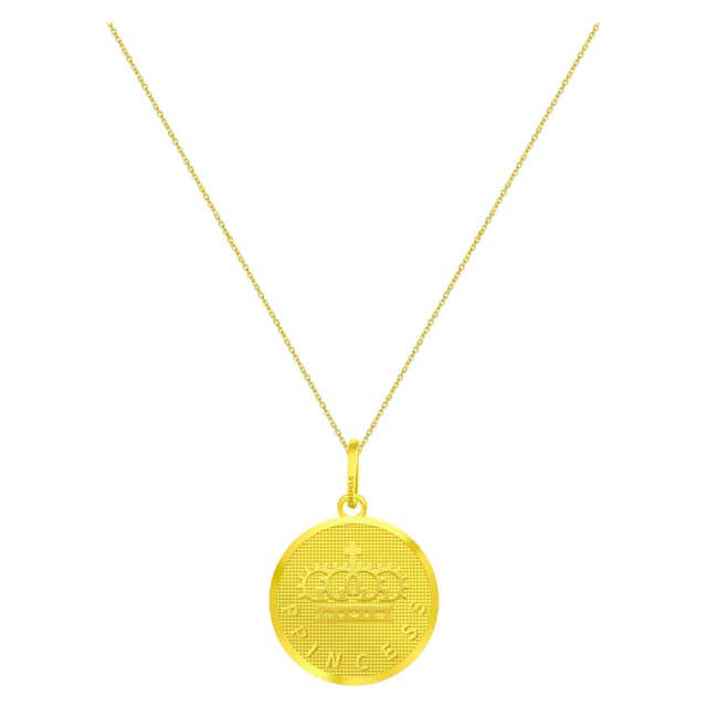 18 Karat Gold Necklace For Sale at 1stDibs