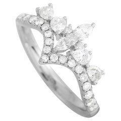 LB Exclusive 14K White Gold 0.85 Ct Diamond Ring