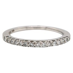 0.25ctw Diamond Shared Prong Wedding Band Ring in 14K White Gold