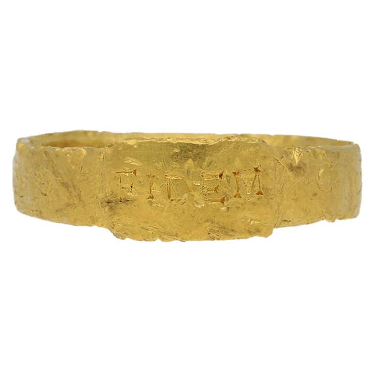 Ancient Roman Gold Ring, circa 306-337 AD For Sale at 1stDibs | gold ...
