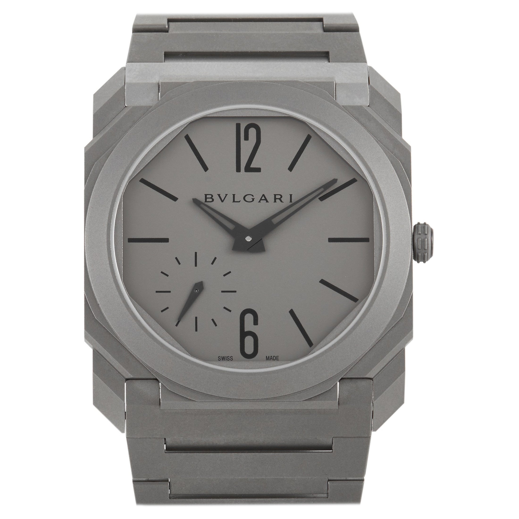 Bvlgari Octo Finissimo Extra Thin Grey Watch 102713