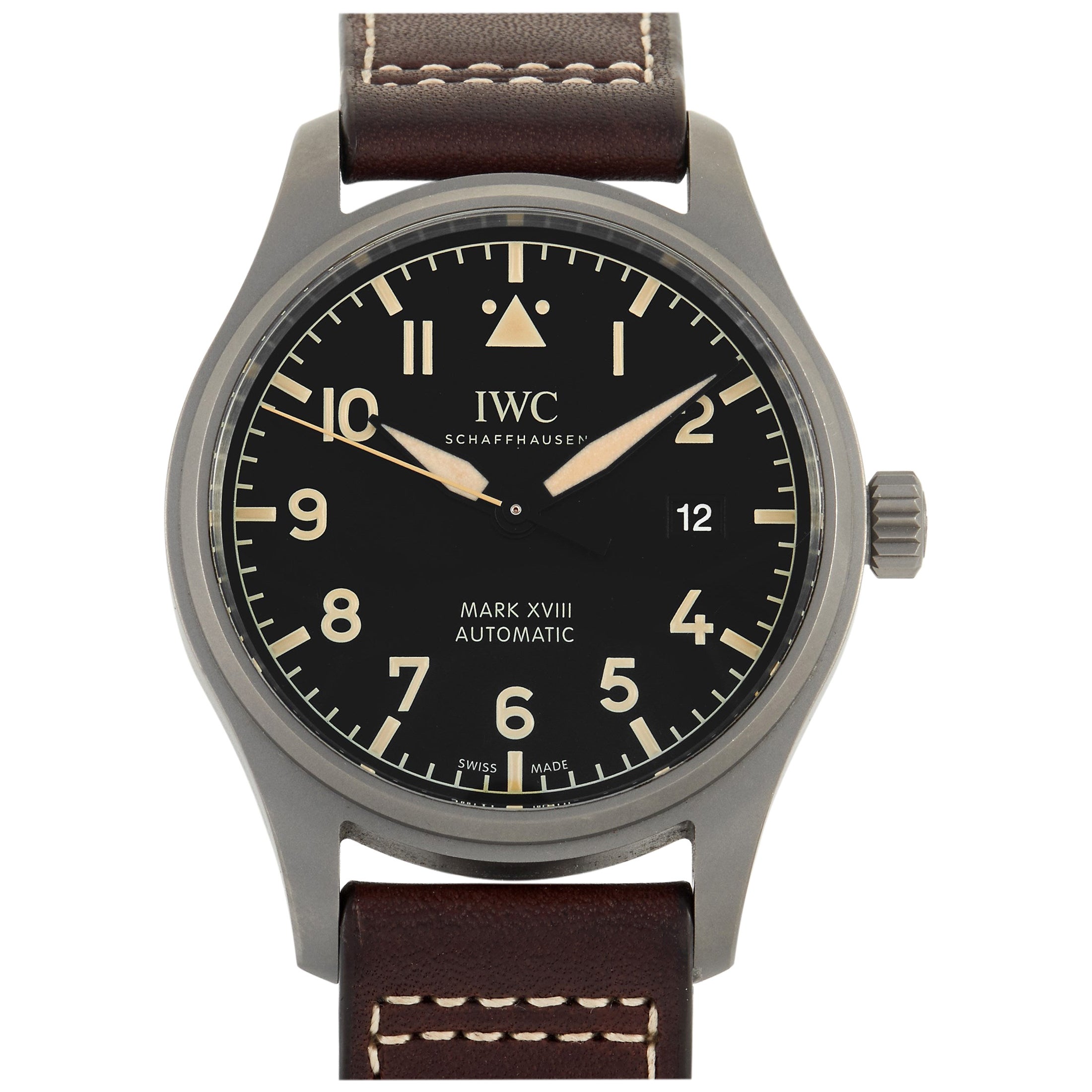 IWC Pilot Mark XVIII Heritage Titanium Watch 327006
