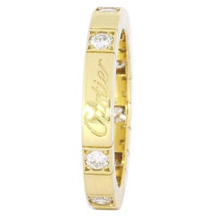 Cartier Bague Lanières à anneau en or jaune et diamants 0,36 carat